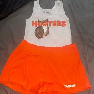 Authentic Hooters uniforms for Halloween. S and XS shorts and tanks available.
